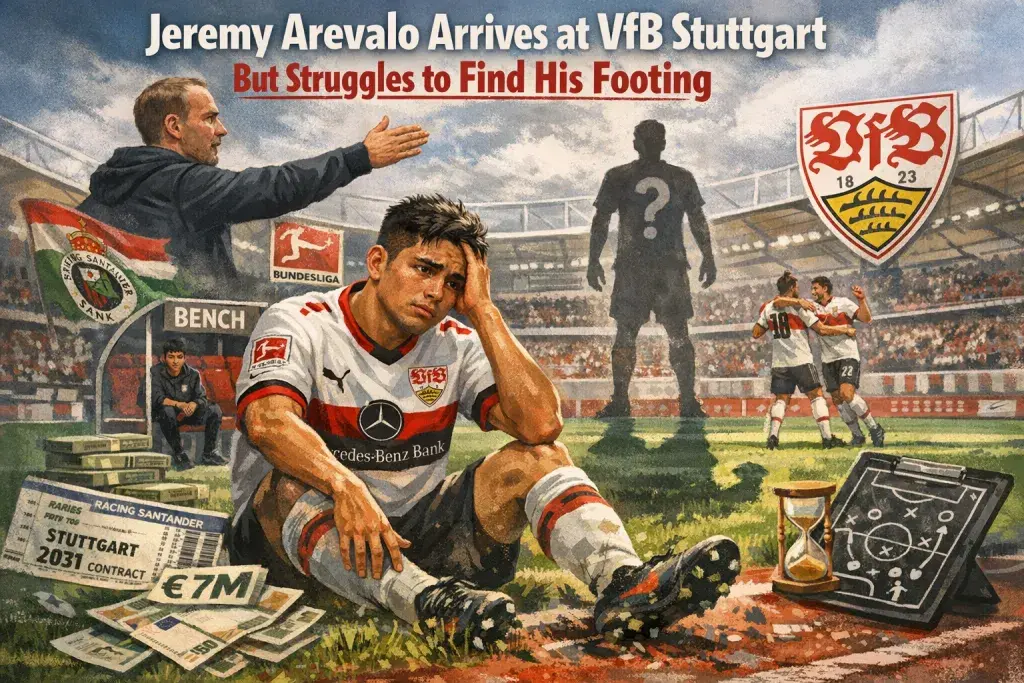 Jeremy Arevalo Arrives at VfB Stuttgart But Struggles to Find His Footing